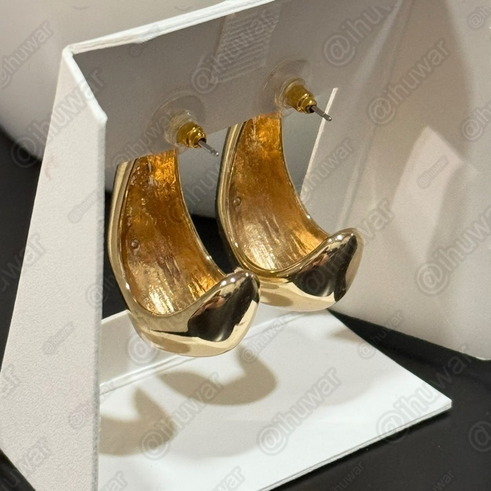House Of Harlow 1960 Chunky Dome Tear Drop Earrings - Picture 4 of 11
